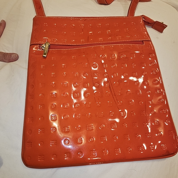 Orange Arcadia Zip Cross Body Bag - Picture 7 of 16